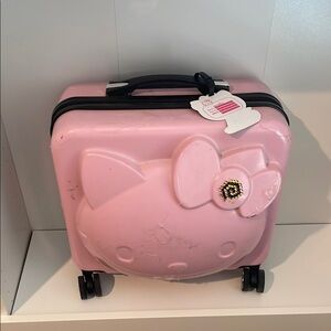 Pink Hello Kitty Rolling Suitcase